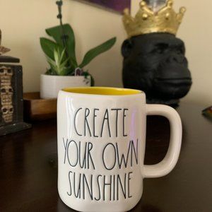 Rae Dunn Sunshine Mug, Create your own sunshine mug, large mug, heavy mug